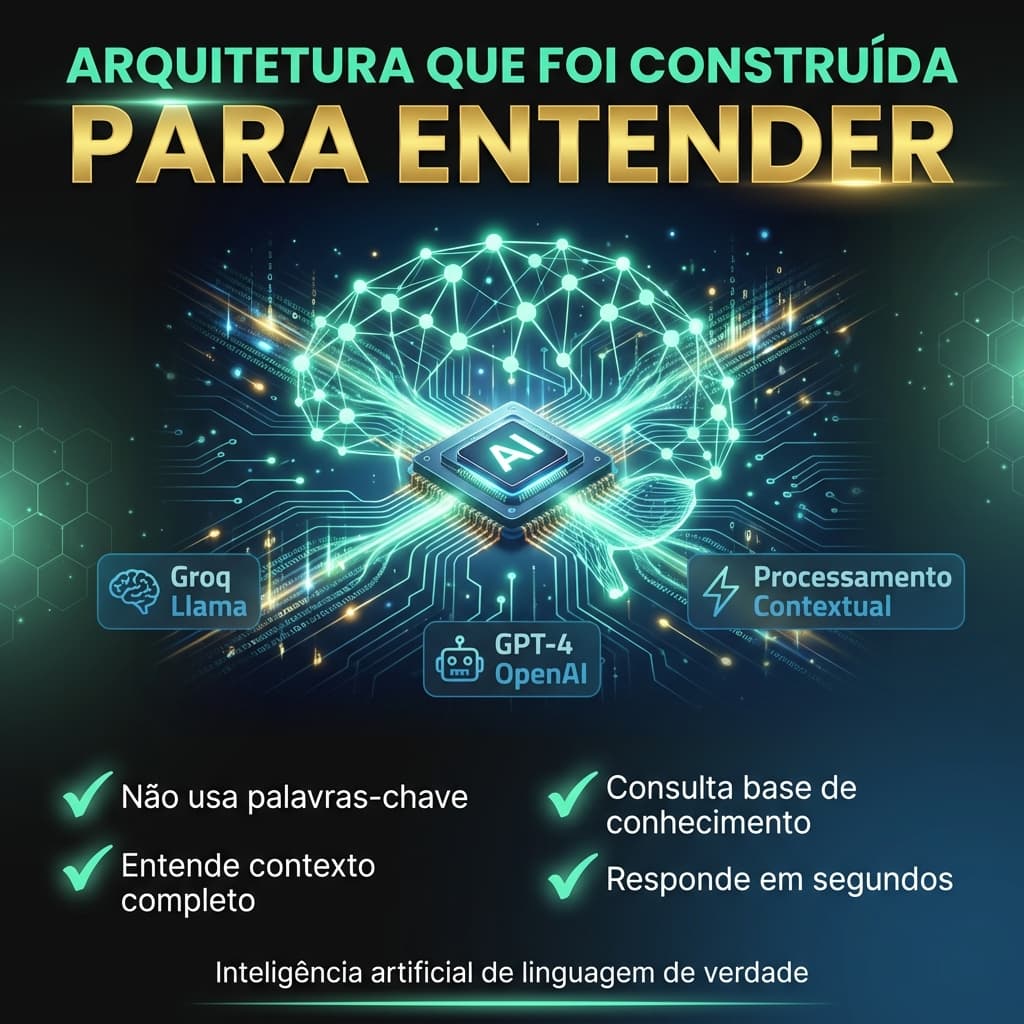 Arquitetura de IA do Uzzapp — Groq Llama e GPT-4 da OpenAI