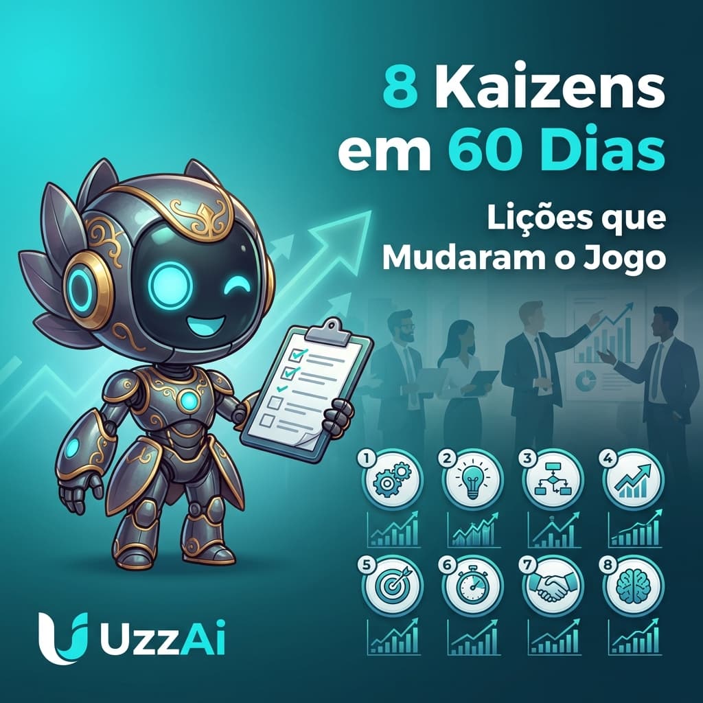 Lições aprendidas que mudaram o jogo — 8 kaizens em 60 dias