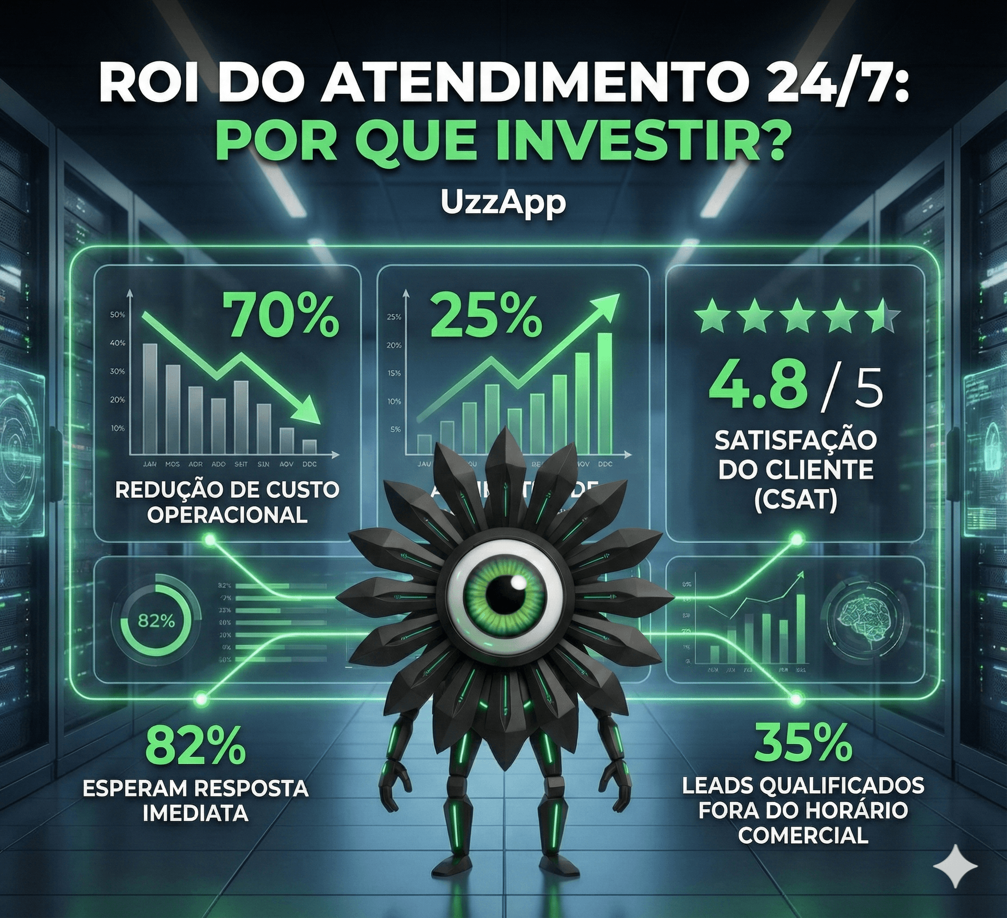 ROI do Atendimento 24/7: Por que investir?