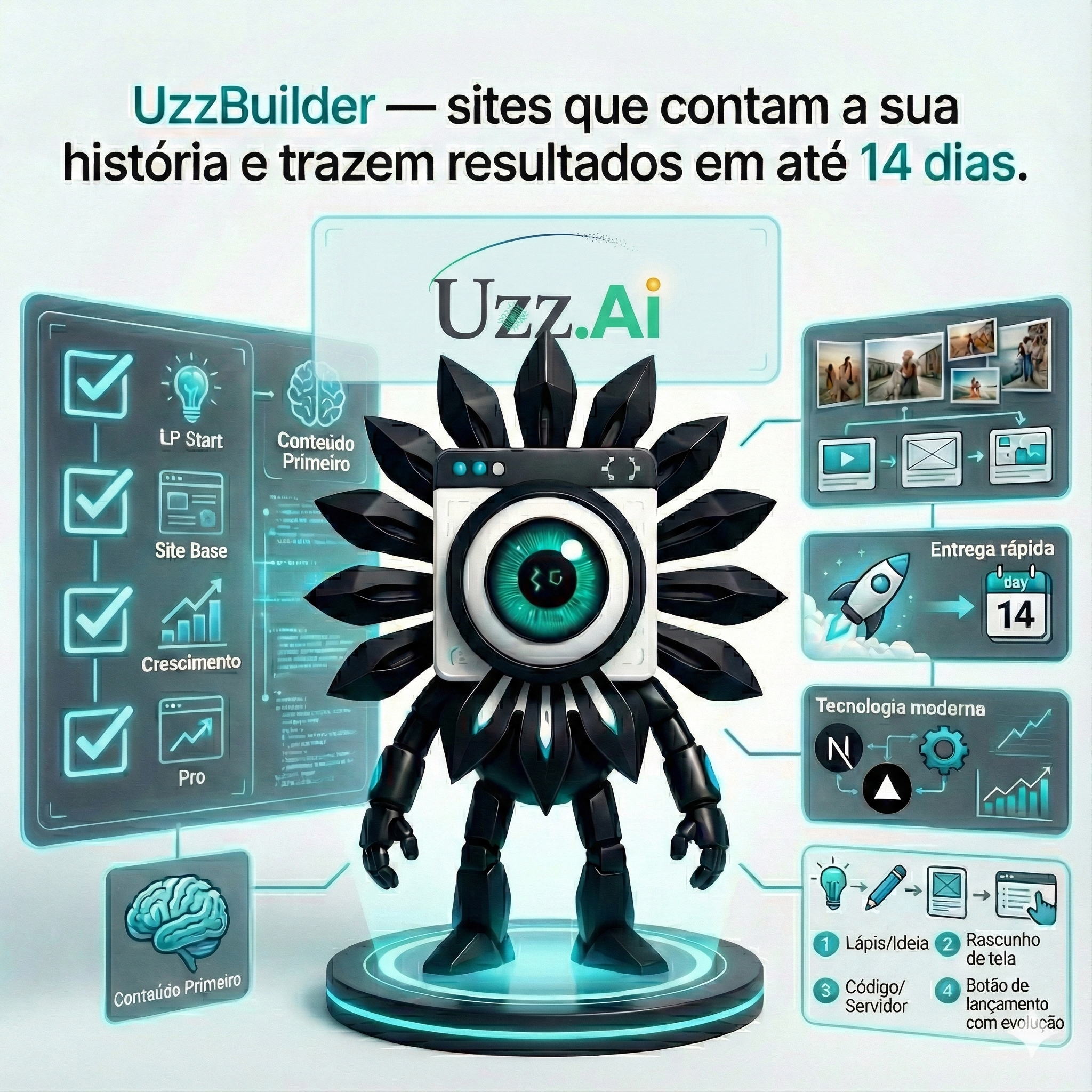 Mockup do UzzBuilder