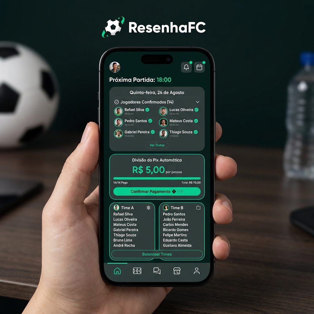 Interface do ResenhaFC